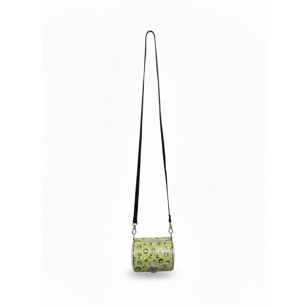 Little Earth Crossbody Owl Metal Bag Model‎ 364723 Bottle Cap Snap w/ Chain HTF
